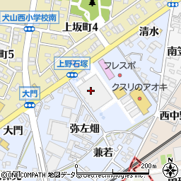 オリムパス製絲株式会社　犬山工場周辺の地図