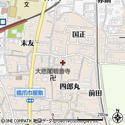 愛知県犬山市橋爪四郎丸62周辺の地図