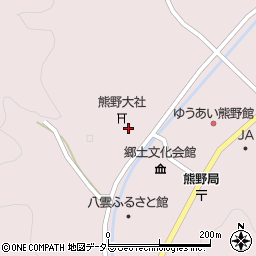 島根県松江市八雲町熊野2451周辺の地図