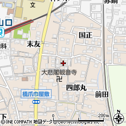 愛知県犬山市橋爪四郎丸51周辺の地図