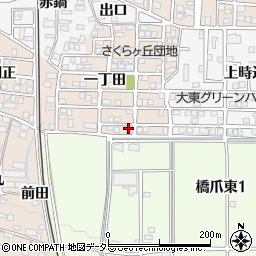 田中美容室周辺の地図