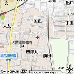 愛知県犬山市橋爪四郎丸85周辺の地図
