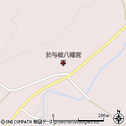 於与岐八幡宮周辺の地図