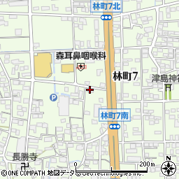 岐阜県大垣市林町7丁目826周辺の地図