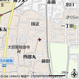 愛知県犬山市橋爪四郎丸84周辺の地図