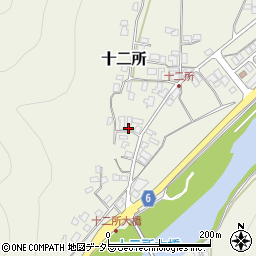兵庫県養父市十二所156周辺の地図