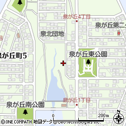 岐阜県土岐市泉が丘町周辺の地図