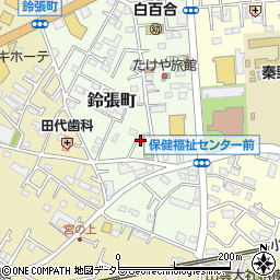 神奈川県秦野市鈴張町6-51周辺の地図
