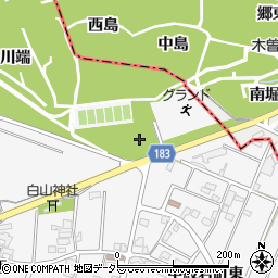 愛知県江南市中般若町川端周辺の地図