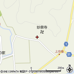 京都府綾部市睦寄町山内周辺の地図