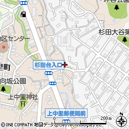 神奈川県横浜市磯子区上中里町359周辺の地図