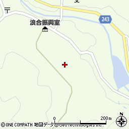 長野県下伊那郡阿智村浪合中下町周辺の地図