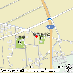 島根県出雲市大社町中荒木恵美須1371周辺の地図