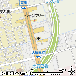 ＨｏｎｄａＣａｒｓ滋賀中央長浜北店周辺の地図