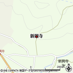 鳥取県八頭郡八頭町新興寺周辺の地図