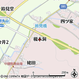 愛知県犬山市今井（榎木洞）周辺の地図
