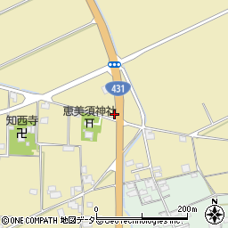 島根県出雲市大社町中荒木恵美須893-1周辺の地図