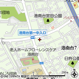 ファミリーマート港南台七丁目店周辺の地図
