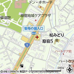 ウエインズトヨタ神奈川　戸塚原宿店周辺の地図