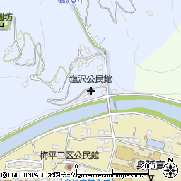 塩沢公民館周辺の地図