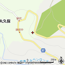 兵庫県養父市大久保49周辺の地図