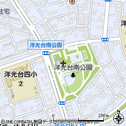 横浜市役所環境創造局　洋光台南公園プール周辺の地図