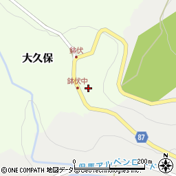 兵庫県養父市大久保29周辺の地図