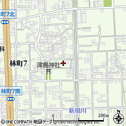 岐阜県大垣市林町7丁目470周辺の地図