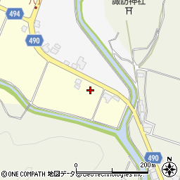 京都府綾部市西方町天王周辺の地図