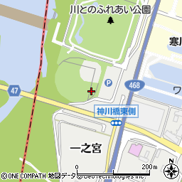 神奈川県高座郡寒川町一之宮周辺の地図
