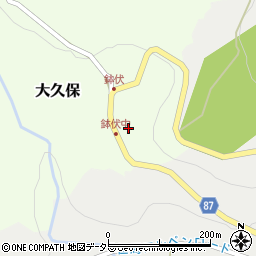 兵庫県養父市大久保32周辺の地図