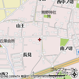 愛知県犬山市塔野地山王1周辺の地図