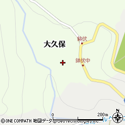 兵庫県養父市大久保163周辺の地図