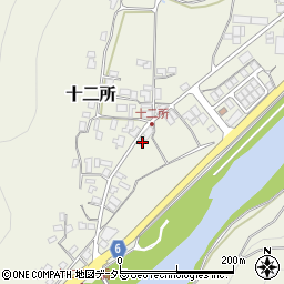 兵庫県養父市十二所178周辺の地図