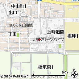 愛知県犬山市犬山下時迫間周辺の地図