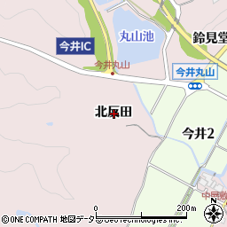 愛知県犬山市今井北反田周辺の地図