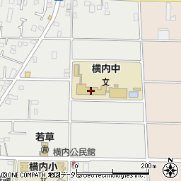 平塚市立横内中学校周辺の地図