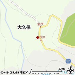 兵庫県養父市大久保100周辺の地図