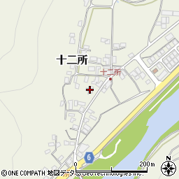 兵庫県養父市十二所172周辺の地図