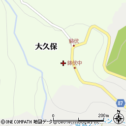 兵庫県養父市大久保106周辺の地図