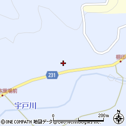 本鹿高福線周辺の地図