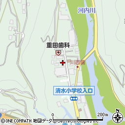 ＪＡかながわ西湘清水周辺の地図