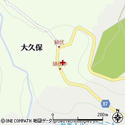 兵庫県養父市大久保69周辺の地図