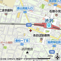 ステップ　渋沢スクール周辺の地図