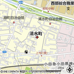 神奈川県秦野市清水町7-23周辺の地図