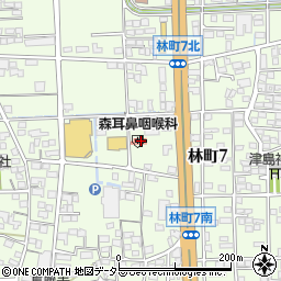 岐阜県大垣市林町7丁目672周辺の地図