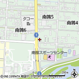 はま寿司岐阜南鶉店周辺の地図