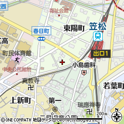 ポーラ化粧品　笠松ショップ周辺の地図
