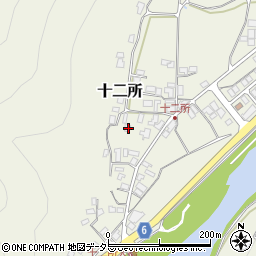 兵庫県養父市十二所147周辺の地図
