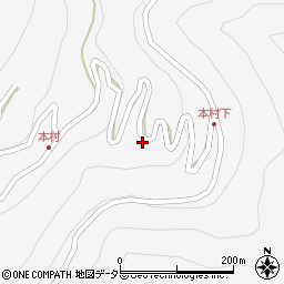 長野県飯田市上村下栗1060周辺の地図